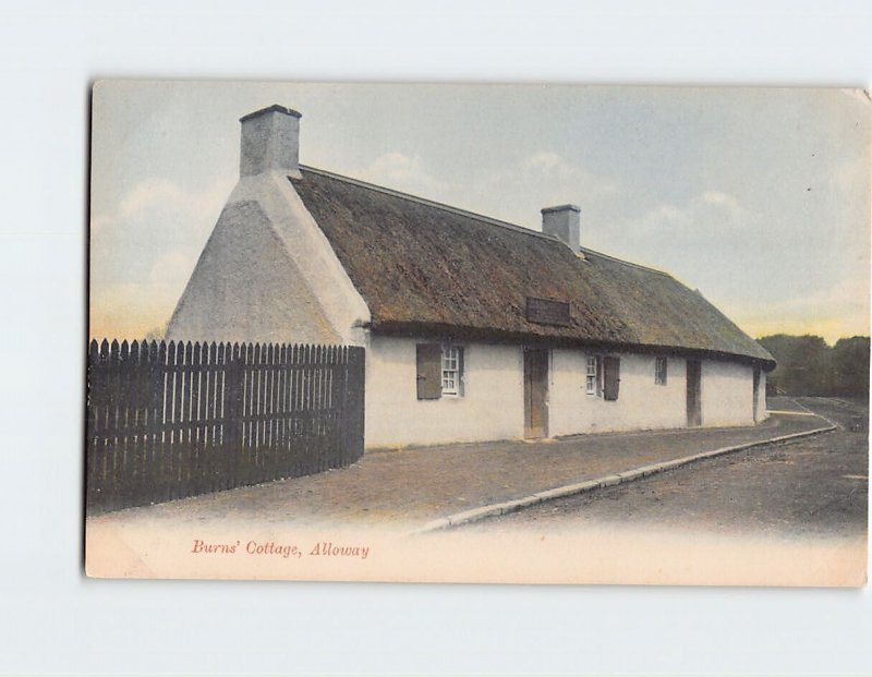 Postcard Burns' Cottage, Alloway, Scotland