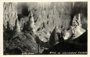 c1920 RPPC Postcard; Doh's Kiva Carlsbad Cavern NM (c) R.V.D.11, Leck Studio