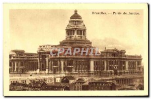 Old Postcard Brussels Palace of Justice