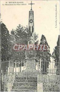 Old Postcard Bry sur Marne The State 1870 1871 Monument