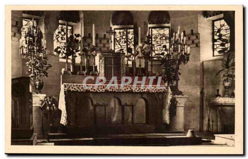 Old Postcard Douaumont ossuary and lighthouse