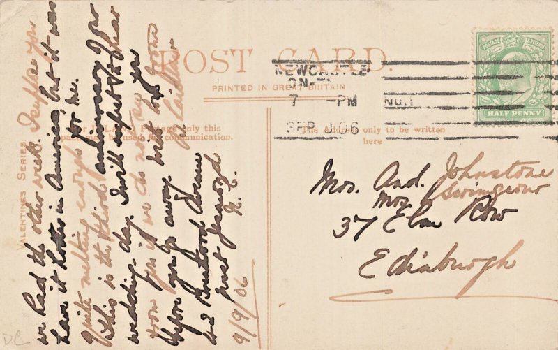 Newcastle Northumberland England~Grainger Arcade-Interior View~1906 Postcard