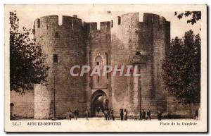 Acute Dead - Porte de la Gardette - small tear Old Postcard