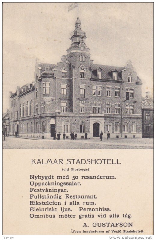 KALMAR, Sweden; Kalmar Stadshotell, 00-10s