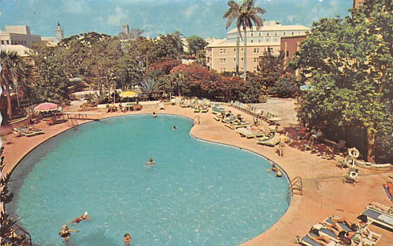 Crysta Pool at Bermudiana Hotel Bermuda, Somers Isles Unused 