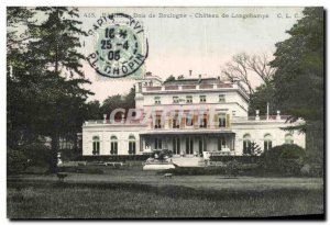 Old Postcard Paris Bois De Boulogne Chateau De Longchamps