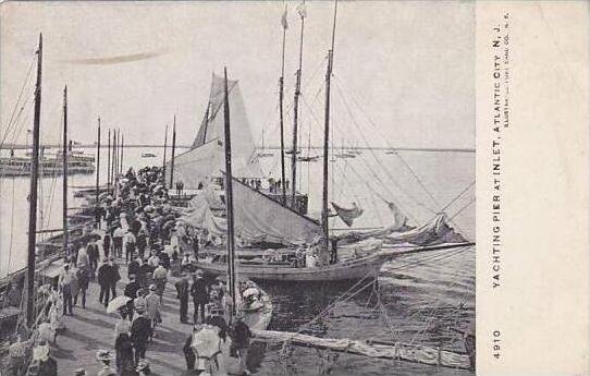 New Jersey Atlantic City Yachting Pier At Inlet