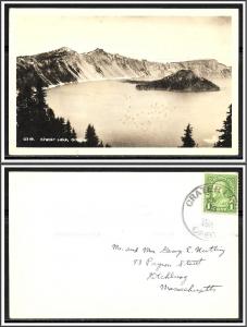 Oregon Crater Lake RPPC Undivided - [OR-012]