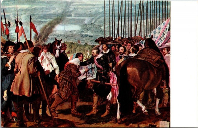 The Surrendering of Breda Velazquez Prado Museum Postcard