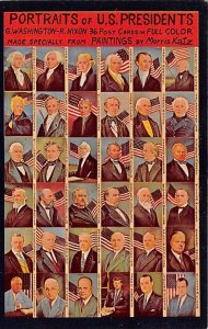 Portraits of US Presidents Artist Morris Katz Unused 