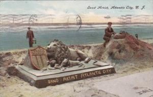 New Jersey Atlantic City Sand Artist 1908