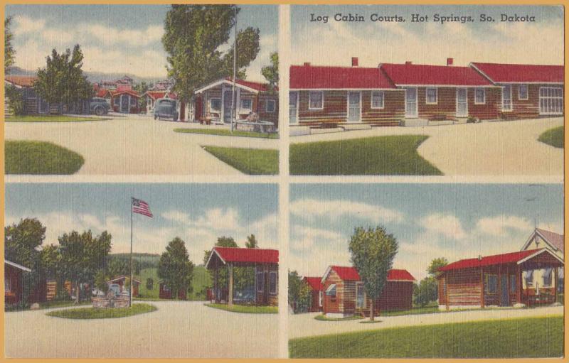 Hot Springs, South Dakota, Log Cabin Courts  - 