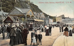 br108121 electric stram station douglas isle of man uk tramway