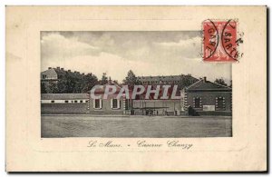 Old Postcard Le Mans Barracks Chanzy Militaria