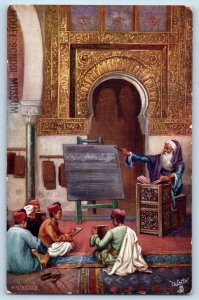 Life in Morocco Postcard Moorish Scool 1910 Antique Oilette Tuck Art