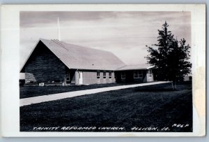 c1910's Trinity Reformed Church Allison Iowa IA RPPC Photo Antique Postcard