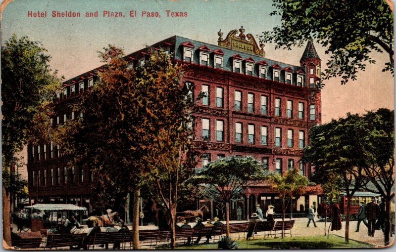 Postcard Hotel Sheldon and Plaza in El Paso, Texas