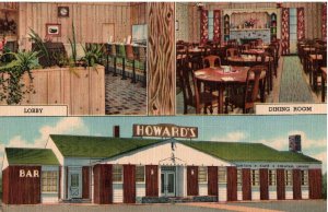 VINTAGE POSTCARD HOWARD'S CAFÃ AT ROCK SPRINGS WYOMING