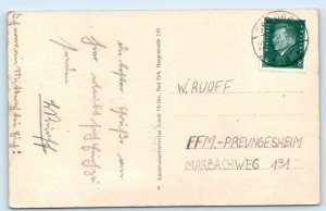 Es steh'n drel Birken auf der Heide Wegscheide Bad Orb GERMANY Postcard