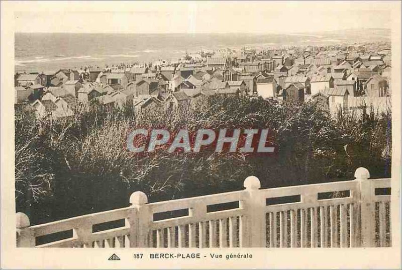 Old Postcard Berck Plage Vue Generale