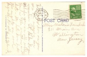 Vintage Helen Hughes Memorial Chapel, Silver Bay, Lake George, NY Postcard