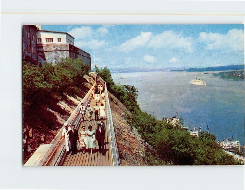 Postcard La Promenade des Gouverneus, Quebec City, Canada