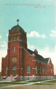 SD, Watertown, South Dakota, Catholic Church, Gray