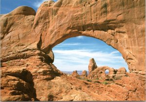 Postcard Arches National Park - Turret Arch through North Window