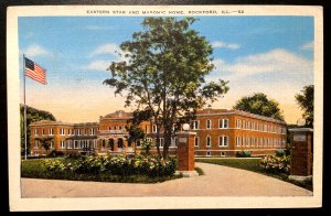 Vintage Postcard 1930-1945 Eastern Star & Masonic Home, Rockford, Illinois (IL)