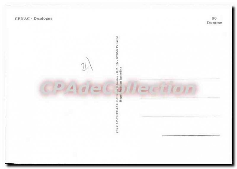 Postcard Modern Cenac Dordogne