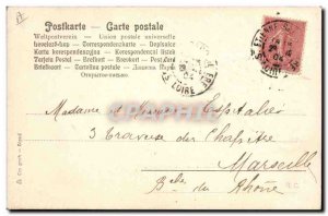 Old Postcard Telegram