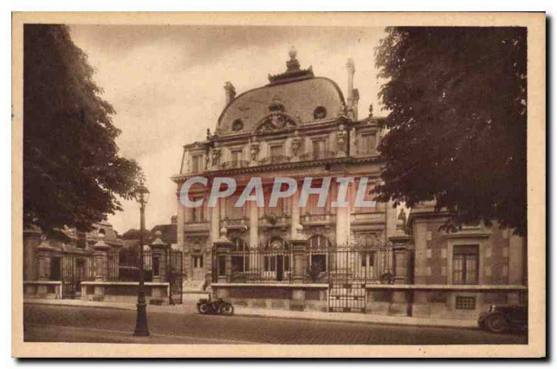 Old Postcard Troyes Aube Savingsbank