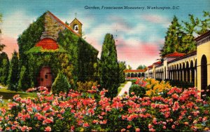 Washington D C The Franciscan Monastery The Garden 1950