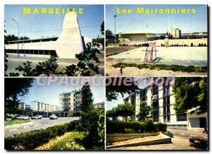 Modern Postcard Marseille chestnut