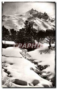 Old Postcard L & # 39Auvergne Sancy Le Mont Dore in the Snow Sports d & # 39H...