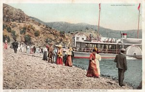 Moonstone Beach, Catalina Island, CA., Early Postcard, Detroit Publishing Co.