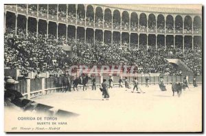 Old Postcard Bullfight Bullfight Suerte Vara