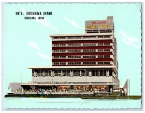 1965 Hotel Hiroshima Grand Jewel of Seto Inland Sea Hiroshima Japan Postcard