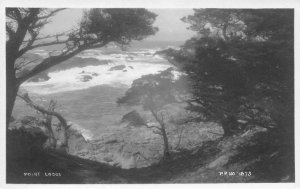 RPPC POINT LOBOS, CA Carmel, Monterey Co. Pillsbury 1873 c1910s Vintage Postcard