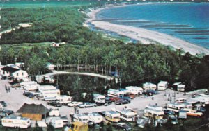 Camping Baie St. Ludger, Terrain en Bordure de la Plage, Quebec, Canada, 40-60s
