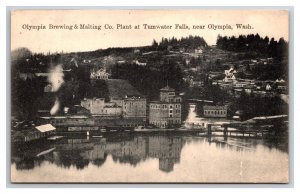 Olympia Brewery Lower Tumwater Falls Olympia Washington WA UNP DB Postcard L19