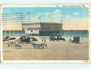 W-Border OLD CARS BY CASINO AT BEACH Daytona Beach Florida FL M7935