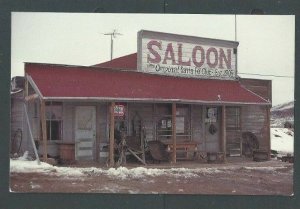 Ca 1964 Post Card Repro Of The Saloon At Santa Fe Established In 1905