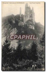 Old Postcard Dauphine Sassenage around the Three Maidens