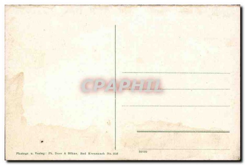 Old Postcard Der Rotenfels bei Bad Kreuznach e Bad Munster Stein