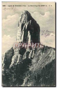 Old Postcard Line grenoble gap Mount needle
