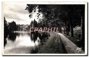 Modern Postcard Josselin La Riviere L & # 39Oust Diagon Hauling and the Magni...