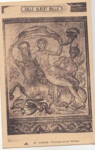 BF18256 timgad triomphe d une nereide painting art front/back image