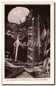 Old Postcard The Padirac Chasm The Background