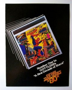 The Amazing Spider-Man Pinball Flyer Original NOS 1980 Gottlieb Marvel Comic  